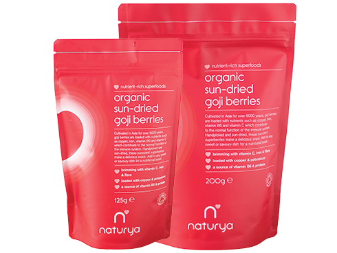 Naturya Organic Sun-Dried Goji Berries 125g