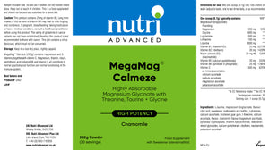 Nutri Advanced MegaMag Calmeze Chamomile 262g