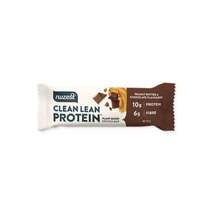 Nuzest Clean Lean Protein Plant-Based Bar Peanut Butter & Chocolate Flavour 55g Bar (SINGLE)