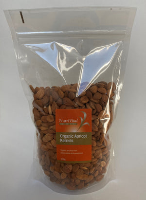 Nutrivital Organic Apricot Kernels 500g