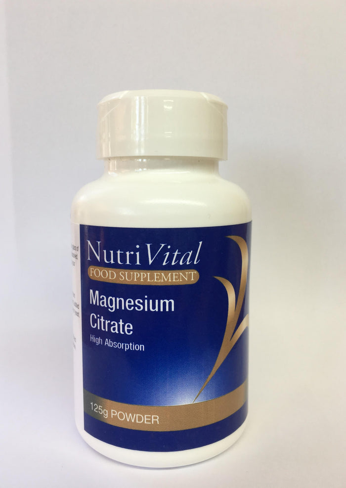 Nutrivital Magnesium Citrate 125g