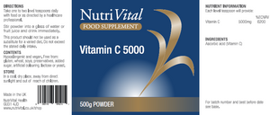 vitamin c 5000 500g