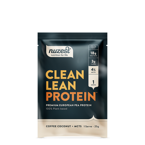 clean lean protein coffee coconut mcts 25g single