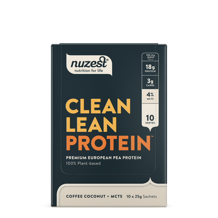 Nuzest Clean Lean Protein Coffee Coconut + MCTs 25g x 10 (CASE)