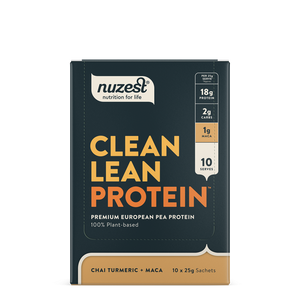 Nuzest Clean Lean Protein Chai Turmeric + Maca 10 x 25g