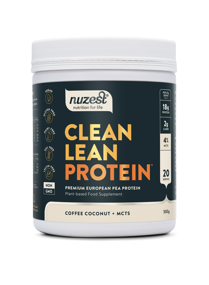 Nuzest Clean Lean Protein Coffee, Coconut + MCTs 500g