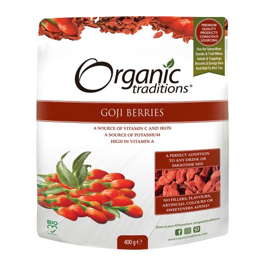 Organic Traditions Goji Berries 400g