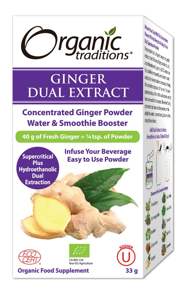 Organic Traditions Ginger Dual Extract 33g