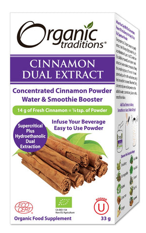 Organic Traditions Cinnamon Dual Extract 33g