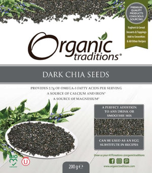 dark chia seeds 200g