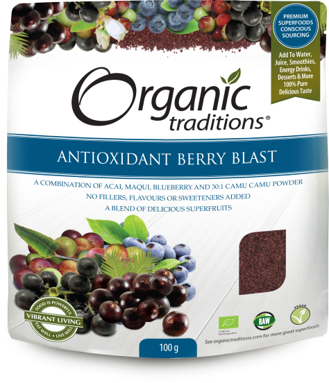 Organic Traditions Antioxidant Berry Blast 100g