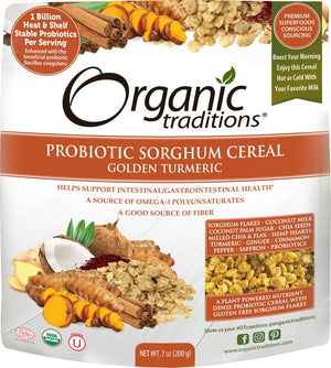 Organic Traditions Sorghum Cereal Golden Turmeric 200g