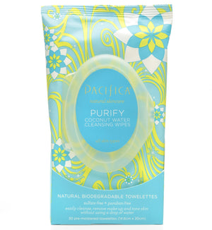 Pacifica Purify Coconut Water Cleansing Wipes 30's