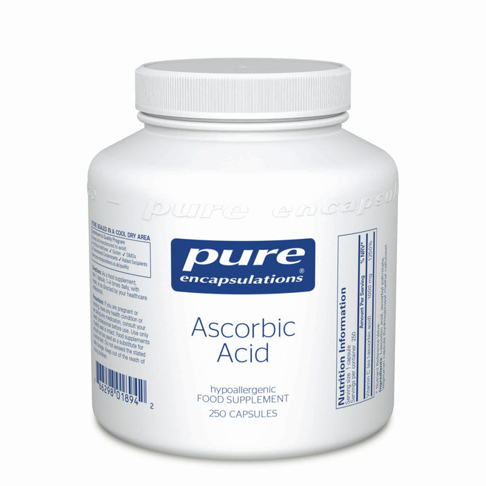 Pure Encapsulations Ascorbic Acid 250s