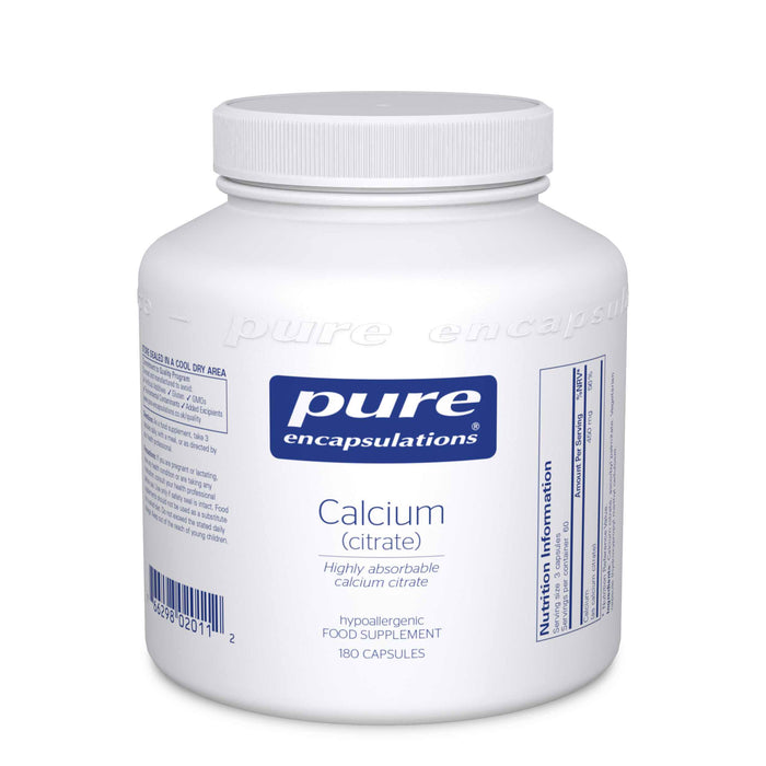 Pure Encapsulations Calcium (citrate) 180's
