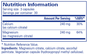 calcium magnesium citrate 90s