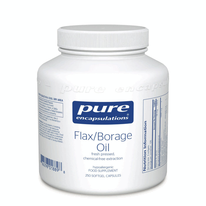 Pure Encapsulations Flax/Borage Oil 250's