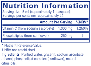 liposomal vitamin c liquid 120ml