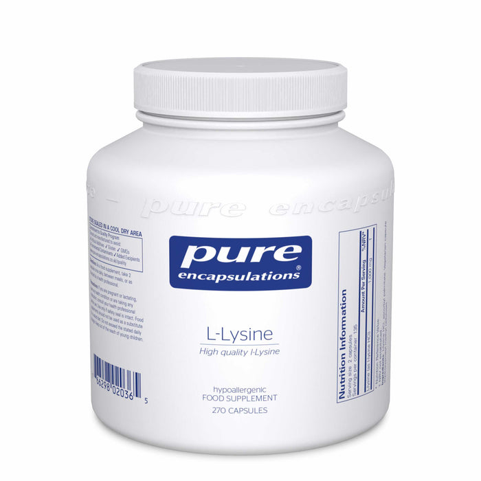 Pure Encapsulations L-Lysine 270's