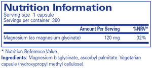 magnesium glycinate 360s