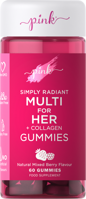 Pink Nutrition Simply Radiant Multi For Her 60's