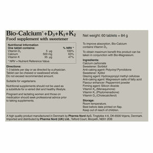 bio calcium d3 k 500mg 60s