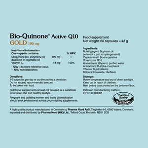 bio quinone active q10 gold 100mg 60s 1