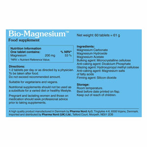 bio magnesium 200mg 60s
