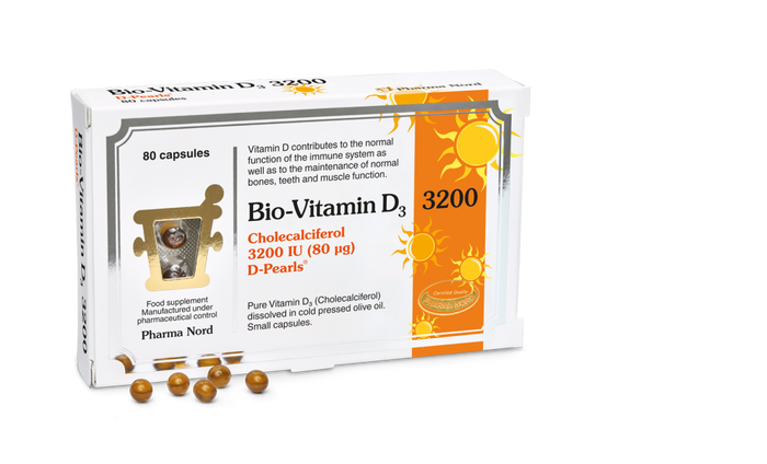 Pharma Nord Bio-Vitamin D3 3200IU 80's