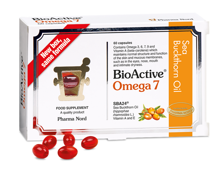 Pharma Nord BioActive Omega 7 Sea Buckthorn Oil 60's