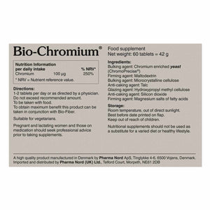 bio chromium 100mcg 60s