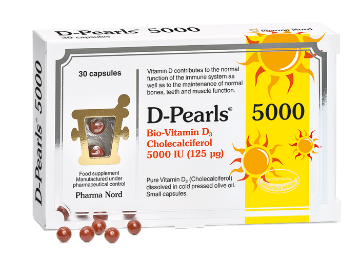 Pharma Nord D-Pearls 5000 Bio-Vitamin D3 30's