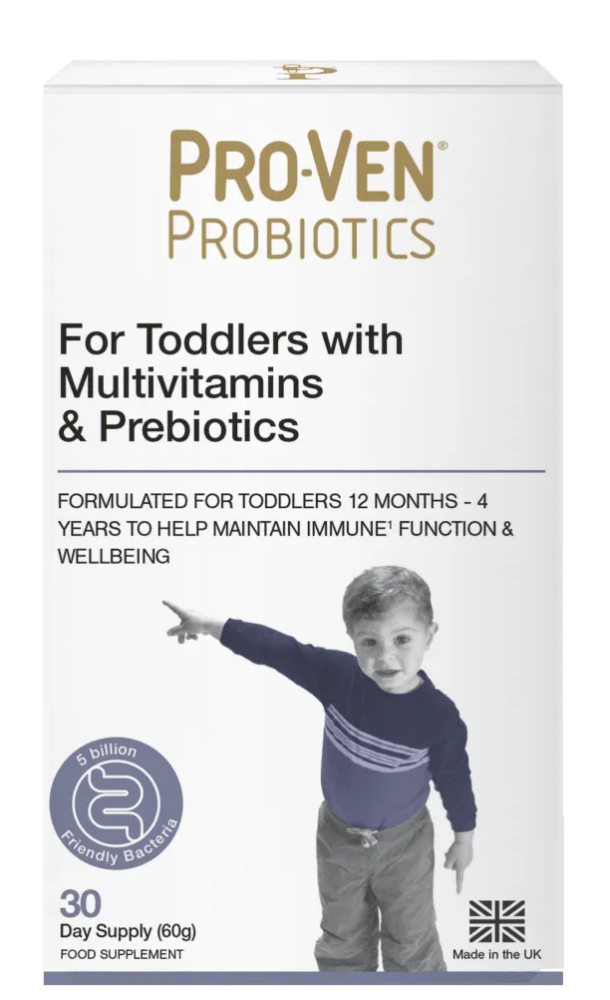 Proven Probiotics For Toddlers with Multivitamins & Prebiotics 60g