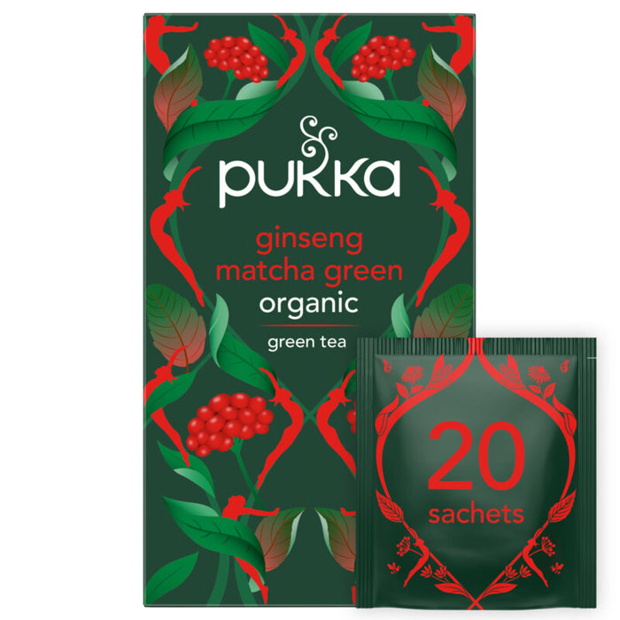 Pukka Herbs Ginseng Matcha Green Tea