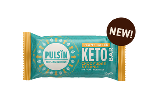 plant based keto bar choc fudge peanut 50g single
