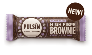 plant based high fibre brownie choc hazelnut 35g single