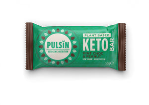 plant based keto bar mint choc peanut 50g single