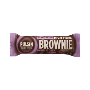 plant based high fibre brownie double choc dream 35g bar