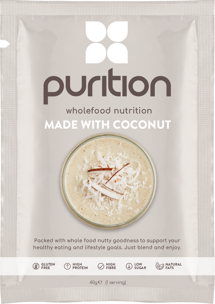 Purition Wholefood Nutrition With Coconut CASE 8 x 40g