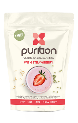 vegan wholefood plant nutrition with strawberry 250g