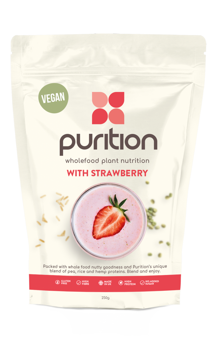 Purition VEGAN Wholefood Plant Nutrition With Strawberry 250g
