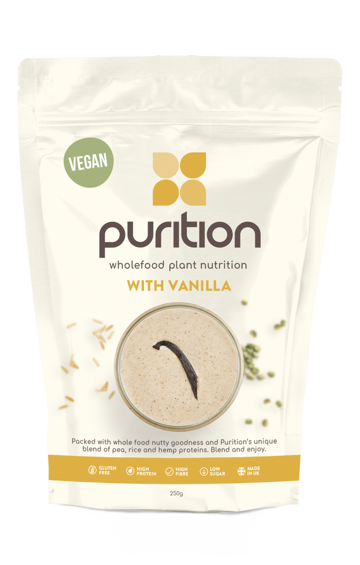 Purition VEGAN Wholefood Plant Nutrition With Vanilla 250g