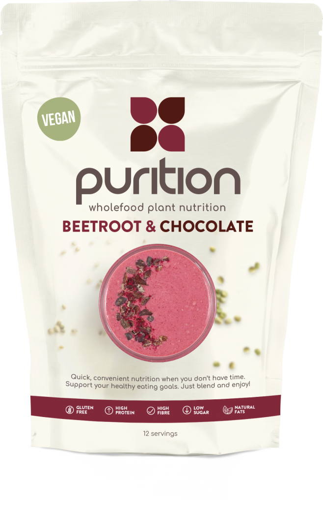 Purition VEGAN Wholefood Plant Nutrition Beetroot & Chocolate 500g