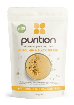 vegan wholefood plant nutrition curcumin black pepper 500g