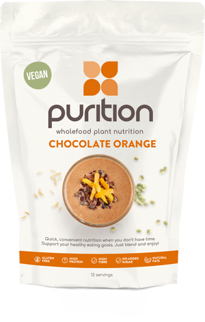 vegan wholefood plant nutrition chocolate orange 500g