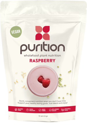 Purition VEGAN Wholefood Plant Nutrition Raspberry 500g