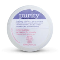Purity Organic Skincare Anti-Aging Serum and mask 50ml