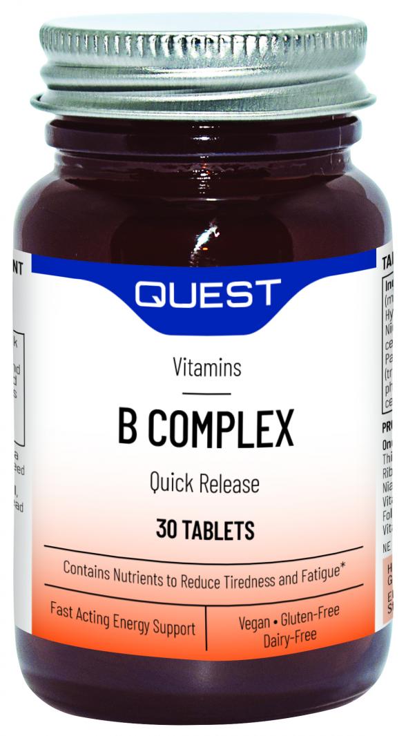 Quest Vitamins B Complex Quick Release 30's