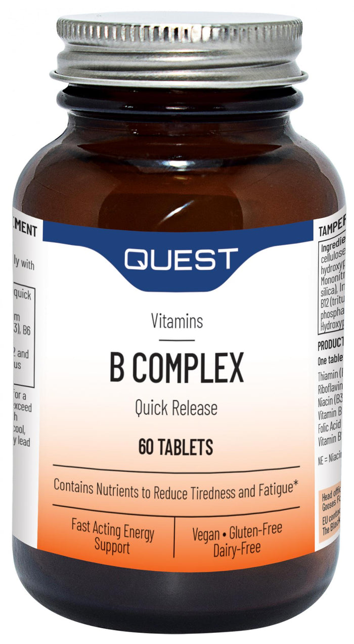 Quest Vitamins B Complex Quick Release (Formerly Mega B 50) 60's