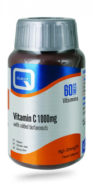 Quest Vitamins Vitamin C 1000mg Timed Release with Bioflavonoids 60's